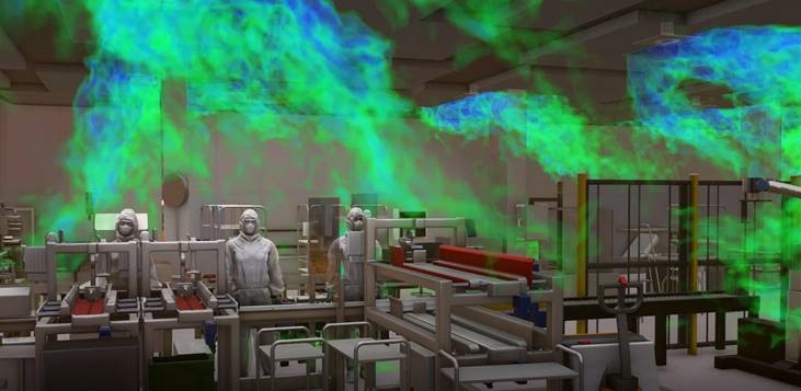 Laboratoires M&L L'Occitane en Provence simulia > usine et sécurité - Dassault Systèmes