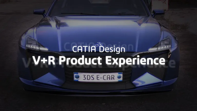Vidéo de présentation de l'expérience produit V+R CATIA Design > Dassault Systèmes